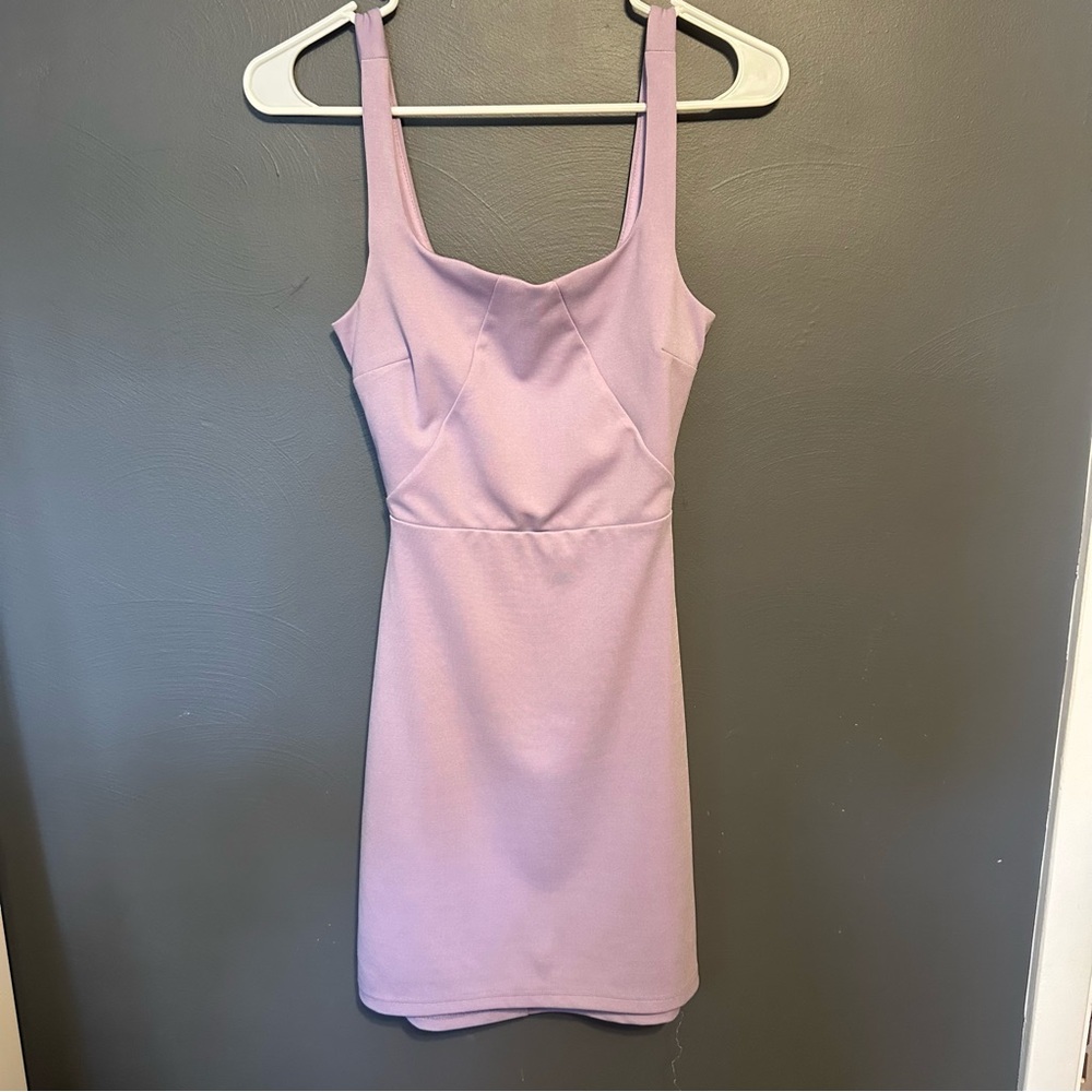 Lulu's Lavender Mini Dress